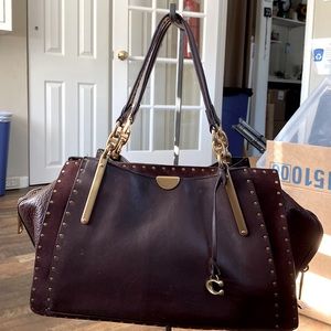 Coach Dreamer 36 Studded Satchel